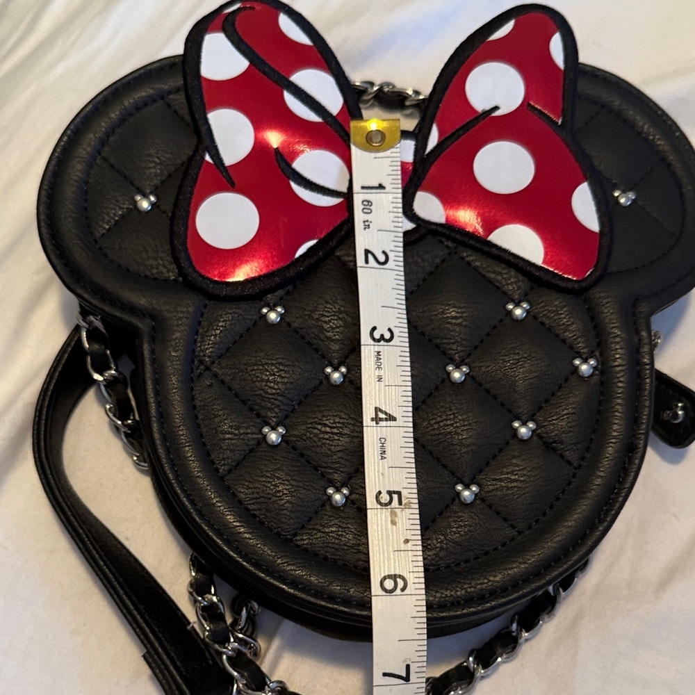 Authentic from Disney Black Minnie Mouse Crossbody Bag - Picture 7 of 7